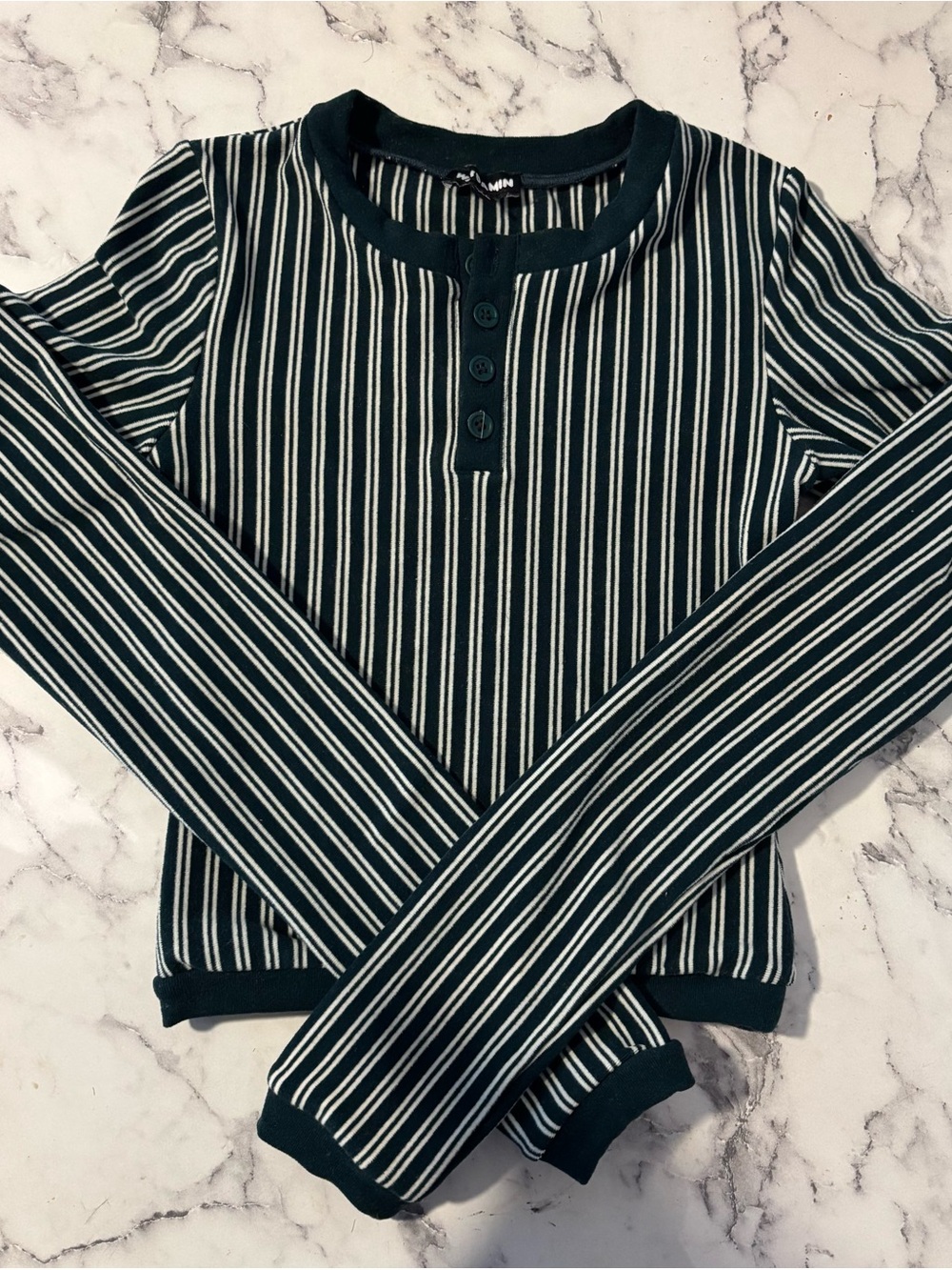 Waydamin striped flare 2 piece pants set